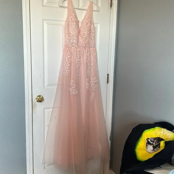 Dresses | Baby Online Dress Prom Dress Very Light Pinkish Peach Color Size  23 | Poshmark